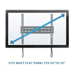 Low Profile Slim TV Wall Mount Fixed TV Bracket for 32 in. to 55 in. Screens by mount-it! 10 Low Profile Slim TV Wall Mount Fixed TV Bracket for 32 in. to 55 in. Screens by mount-it! -Electro Gear Shop mount it tv mounts mi 3050 1f 1000