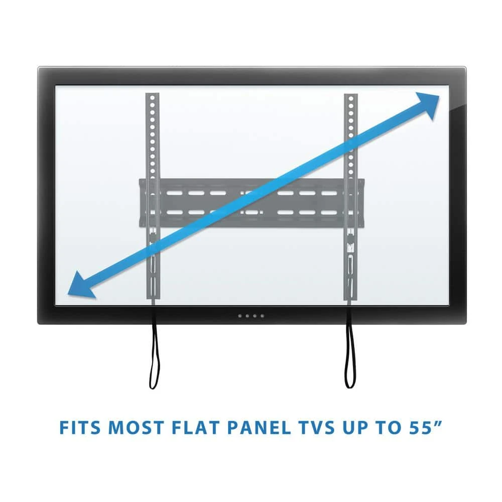 Low Profile Slim TV Wall Mount Fixed TV Bracket for 32 in. to 55 in. Screens by mount-it! 5 Low Profile Slim TV Wall Mount Fixed TV Bracket for 32 in. to 55 in. Screens by mount-it! - Image 5