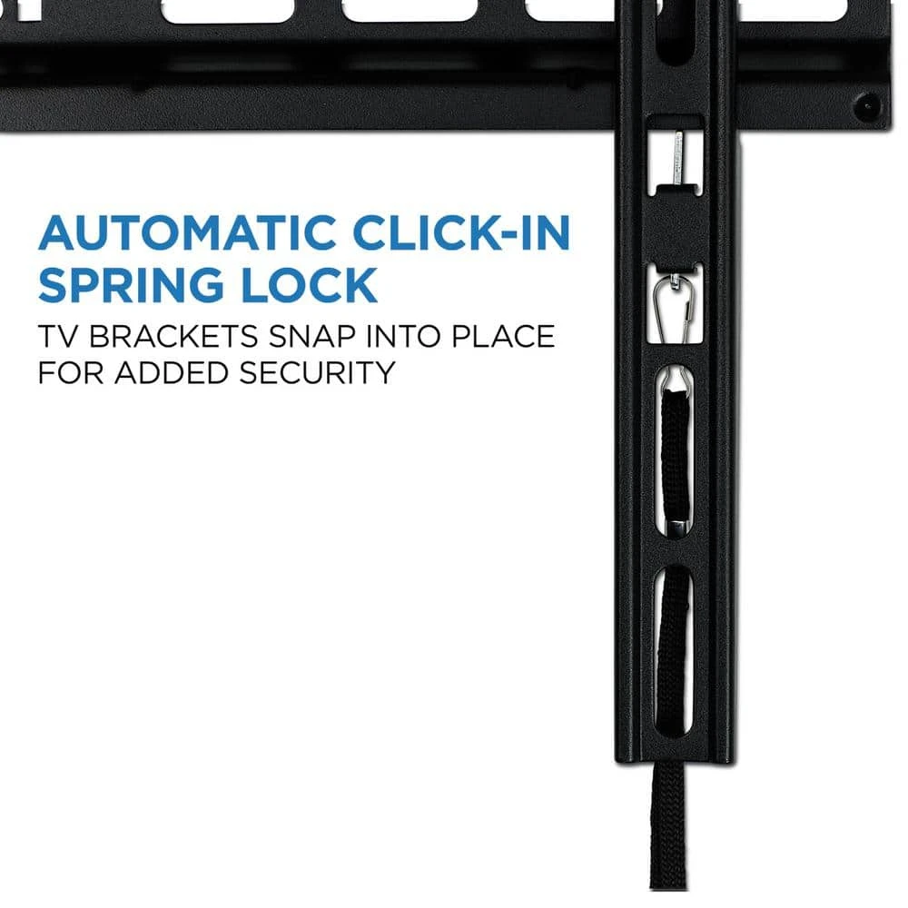 Low Profile Slim TV Wall Mount Fixed TV Bracket for 32 in. to 55 in. Screens by mount-it! 4 Low Profile Slim TV Wall Mount Fixed TV Bracket for 32 in. to 55 in. Screens by mount-it! - Image 4