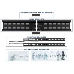 Low Profile TV Wall Mount for Screens Up to 70 in. by mount-it! -Electro Gear Shop mount it tv mounts mi 3050xl 4f 1000