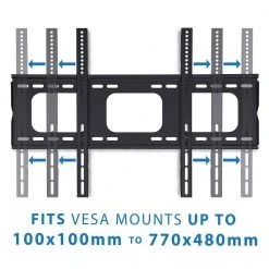 Low Profile TV Mount Fixed TV Bracket for 32 in. to 60 in. Screen Size by mount-it! -Electro Gear Shop mount it tv mounts mi 305b 1f 1000