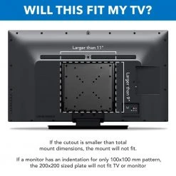 Low Profile Fixed TV Wall Mount for 23 in. and to 42 in. and Screens by mount-it! 11 Low Profile Fixed TV Wall Mount for 23 in. and to 42 in. and Screens by mount-it! -Electro Gear Shop mount it tv mounts mi 306 44 1000