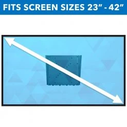 Low Profile Fixed TV Wall Mount for 23 in. and to 42 in. and Screens by mount-it! 9 Low Profile Fixed TV Wall Mount for 23 in. and to 42 in. and Screens by mount-it! -Electro Gear Shop mount it tv mounts mi 306 4f 1000