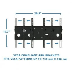 Heavy-Duty Full Motion TV Wall Mount with Long Extension for Screens Up to 60 in. by mount-it! -Electro Gear Shop mount it tv mounts mi 319b fa 1000