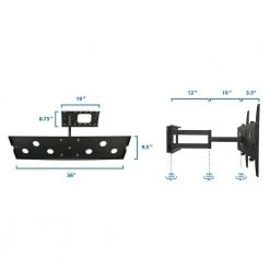 70 in. Full Motion TV Wall Mount with Long Extension for Screens by mount-it! -Electro Gear Shop mount it tv mounts mi 319l fa 1000