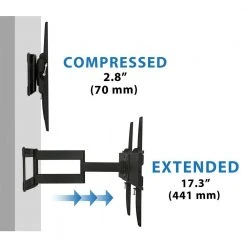 Mount-it. Full-Motion High Weight Capacity TV mount-it! for Screens up to 65 in. -Electro Gear Shop mount it tv mounts mi 346l 1f 1000