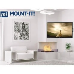 Full Motion Corner TV Mount for 63 in. Screens by mount-it! -Electro Gear Shop mount it tv mounts mi 369b 31 1000
