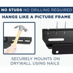 No Stud TV Wall mount-it! for Screens up to 80 in. -Electro Gear Shop mount it tv mounts mi 376 4f 1000