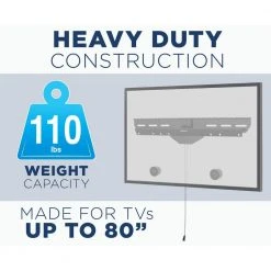No Stud TV Wall mount-it! for Screens up to 80 in. -Electro Gear Shop mount it tv mounts mi 376 fa 1000