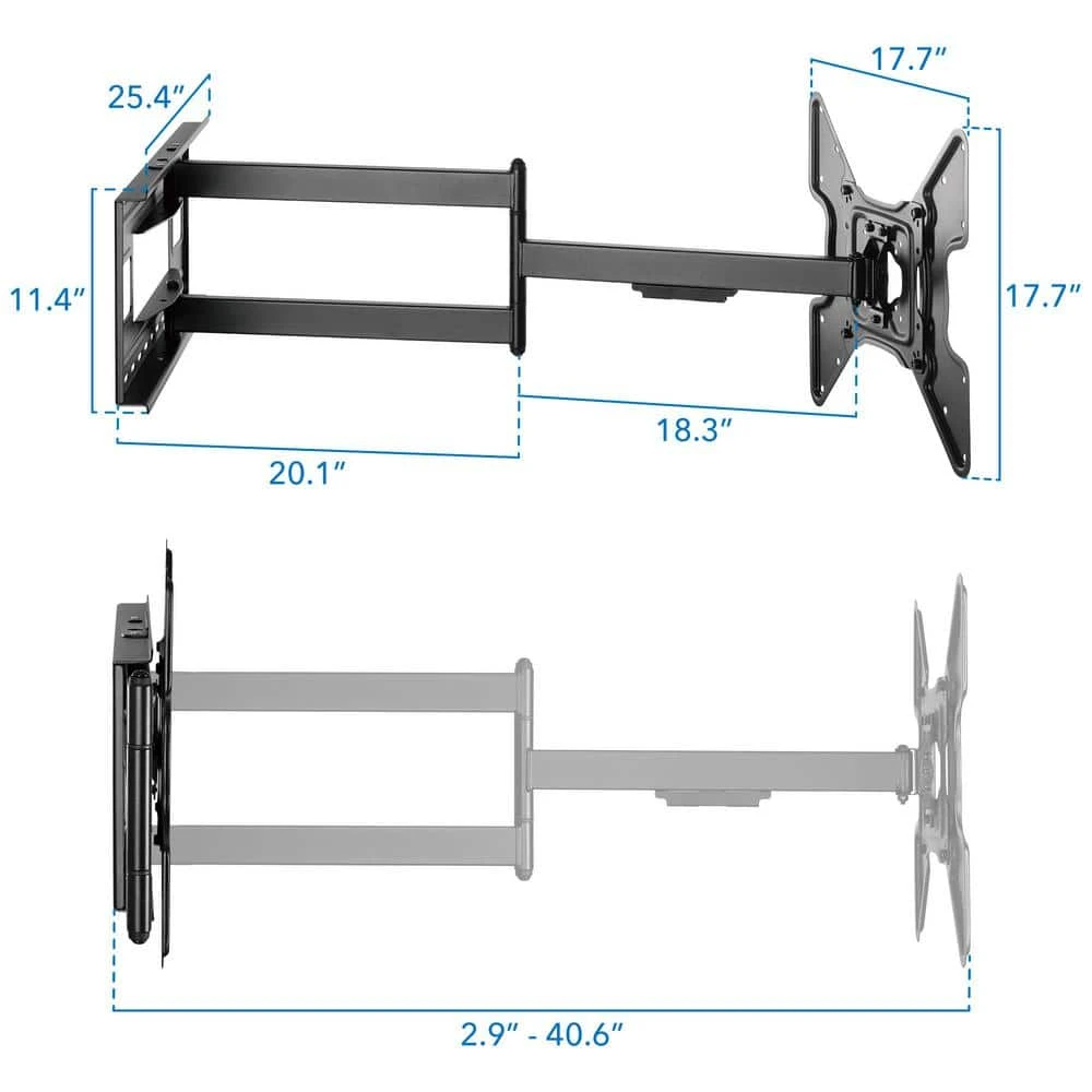 Full Motion TV Wall mount-it! with 40 in. Extension for Screens up to 70 in. 7 Full Motion TV Wall mount-it! with 40 in. Extension for Screens up to 70 in. - Image 7