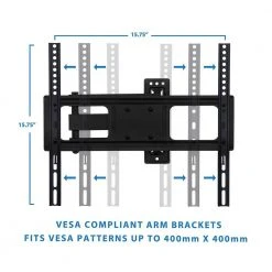 Full Motion TV Wall Mount Arm for Screens 26 in. - 55 in. by mount-it! 15 Full Motion TV Wall Mount Arm for Screens 26 in. - 55 in. by mount-it! -Electro Gear Shop mount it tv mounts mi 3991b fa 1000