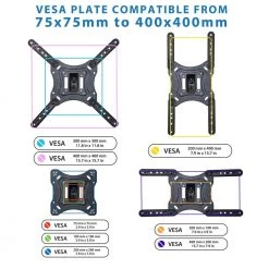 Full Motion TV Wall Mount Arm for 23 in. to 55 in. Screen Sizes by mount-it! -Electro Gear Shop mount it tv mounts mi 4110 fa 1000