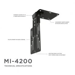Under Cabinet and Ceiling TV Mount for 23 in. Screens by mount-it! 13 Under Cabinet and Ceiling TV Mount for 23 in. Screens by mount-it! -Electro Gear Shop mount it tv mounts mi 4200 1f 1000