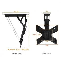 Motorized Ceiling TV Wall Mount by mount-it! -Electro Gear Shop mount it tv mounts mi 4223 76 1000