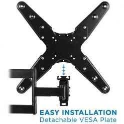 Locking RV TV Wall Mount with Detachable Bracket by mount-it! -Electro Gear Shop mount it tv mounts mi 430 44 1000