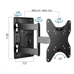 Camper TV Wall Mount with Detachable Bracket for 23 in. to 42 in. Screens by mount-it! -Electro Gear Shop mount it tv mounts mi 431 fa 1000