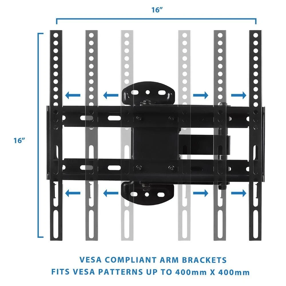 Full Motion Corner TV Wall Mount Extending Arm for 20 in. to 55 in. Screen Size by mount-it! 5 Full Motion Corner TV Wall Mount Extending Arm for 20 in. to 55 in. Screen Size by mount-it! - Image 5