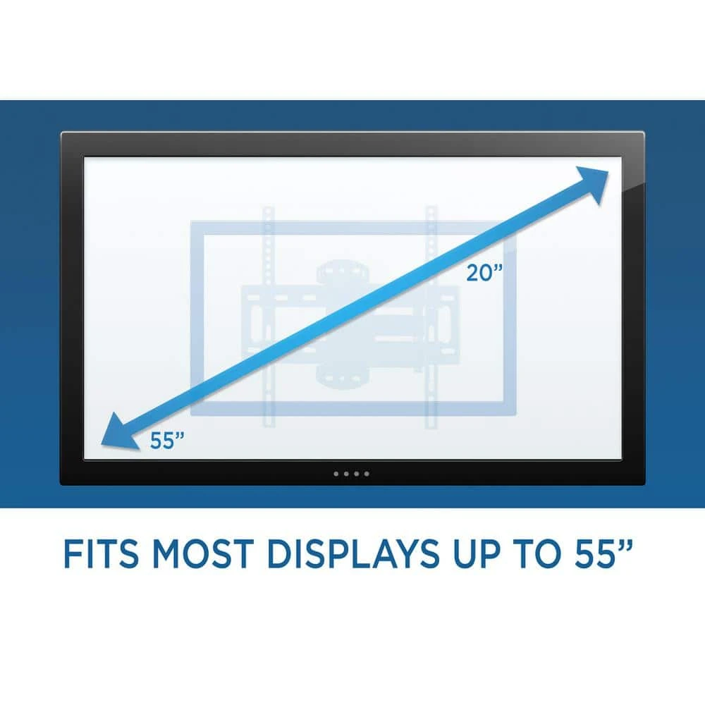 Full Motion Corner TV Wall Mount Extending Arm for 20 in. to 55 in. Screen Size by mount-it! 3 Full Motion Corner TV Wall Mount Extending Arm for 20 in. to 55 in. Screen Size by mount-it! - Image 3