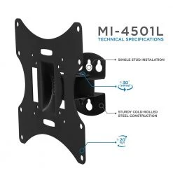 Low Profile Tilting TV Wall Mount Bracket by mount-it! 12 Low Profile Tilting TV Wall Mount Bracket by mount-it! -Electro Gear Shop mount it tv mounts mi 4501l fa 1000