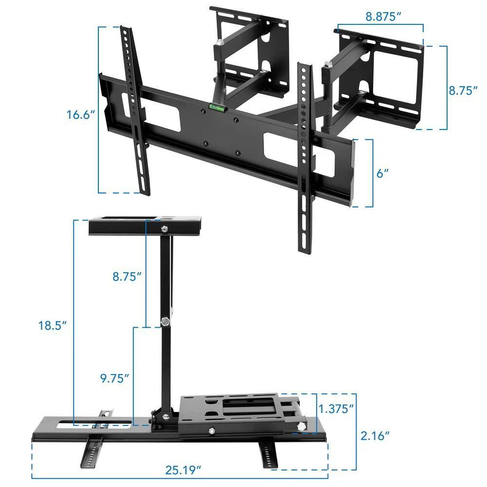Full Motion Corner TV Mount by mount-it! 7 Full Motion Corner TV Mount by mount-it! - Image 7