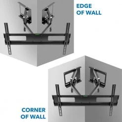 Full Motion Corner TV Mount by mount-it! 12 Full Motion Corner TV Mount by mount-it! -Electro Gear Shop mount it tv mounts mi 485c fa 1000