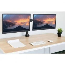 Dual Monitor Desk Mount for 13 in. to 27 in. Screens by mount-it! 15 Dual Monitor Desk Mount for 13 in. to 27 in. Screens by mount-it! -Electro Gear Shop mount it tv mounts mi 752 31 1000
