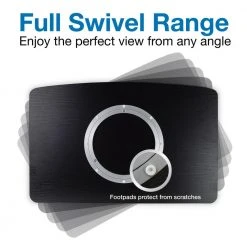 55 in. Elegant TV Turntable for Screens by mount-it! -Electro Gear Shop mount it tv mounts mi 833 1f 1000