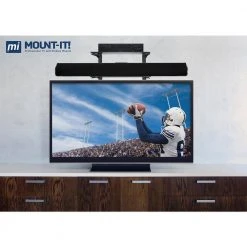 AV Component Dual Glass Shelf For Wall Mounted TV by mount-it! 7 AV Component Dual Glass Shelf For Wall Mounted TV by mount-it! -Electro Gear Shop mount it tv mounts mi 8402 1f 1000