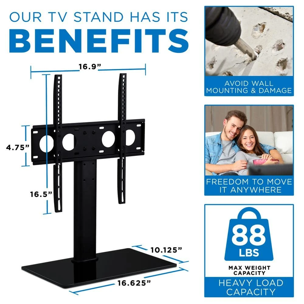 Universal Tabletop TV Stand by mount-it! 2 Universal Tabletop TV Stand by mount-it! - Image 2