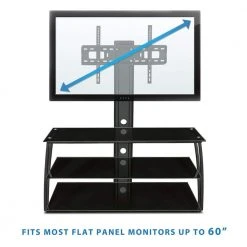 Extra-Large TV Stand Maximum 60 in. TV Size by mount-it! 9 Extra-Large TV Stand Maximum 60 in. TV Size by mount-it! -Electro Gear Shop mount it tv mounts mi 864 44 1000