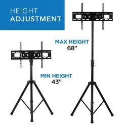 Heavy-Duty Tripod TV Stand for 32 in. to 70 in. Screens by mount-it! -Electro Gear Shop mount it tv mounts mi 874 4f 1000