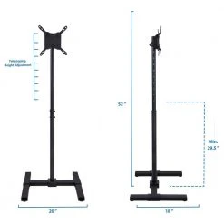 Portable TV Floor Stand for 42 in. Screens by mount-it! -Electro Gear Shop mount it tv mounts mi 878 76 1000