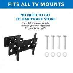 M8 Screws for Samsung TV (8-Piece) by mount-it! -Electro Gear Shop mount it tv mounts mi m8kit 44 1000