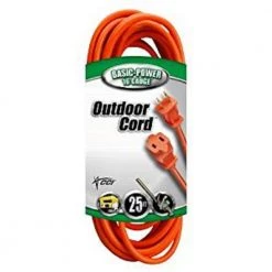 25 ft. 16/2 SJTW Outdoor Light-Duty Extension Cord, Orange by Southwire