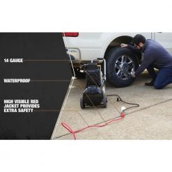 100 ft. 14/3 SJTW Outdoor Medium-Duty Extension Cord by Southwire -Electro Gear Shop red southwire general purpose cords 2409sw8804 a0 1000