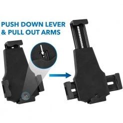 Universal Tablet Stand with Lock for 7.9 in. to 10.5 in. Tablets by mount-it! -Electro Gear Shop silver mount it tablets accessories mi 3785 1f 1000