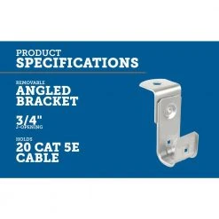 3/4 in. J Hook For Overhead Screw-Mount (50-Pack) by Southwire -Electro Gear Shop southwire accessories jhk 12 ab 44 1000