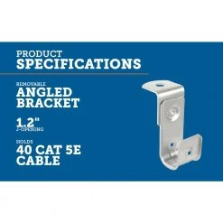 1-5/16 in. J Hook For Overhead Screw Mount (50-Pack) by Southwire -Electro Gear Shop southwire accessories jhk 21 ab 44 1000