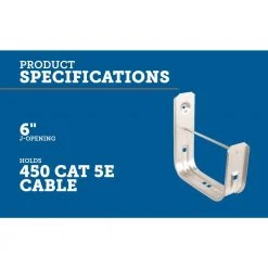 6 in. J Hook Cable Support (10-Pack) by Southwire -Electro Gear Shop southwire accessories jhk 84 44 1000