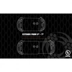 2 in. x 5 in. to 7 in. Adjust-It Box-to-Box Connector by Southwire -Electro Gear Shop southwire accessories man200s 1d 1000
