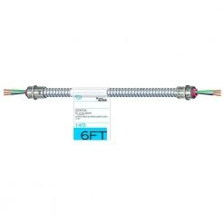 3/8 in. x 6 ft. 14/3 Solid CU Lighting Flexible Whip by Southwire