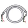 1/2 in. x 4 ft. 10/3 Ultra-Whip Liquidtight Flexible Non-Metallic PVC Conduit Cable Whip by Southwire