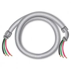 1/2 in. x 4 ft. 10/3 Ultra-Whip Liquidtight Flexible Non-Metallic PVC Conduit Cable Whip by Southwire