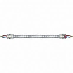 8 ft., 12/2 Solid CU MC (Metal Clad) Armorlite Modular Assembly Quick Cable Whip by Southwire -Electro Gear Shop southwire armored cables 56482114 c3 1000
