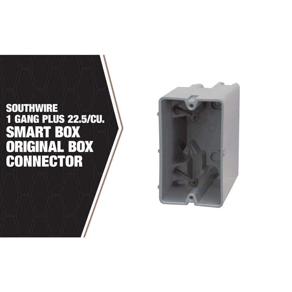 Smart Box 1-Gang 22.5/c Adjustable Depth Device Box by Southwire 2 Smart Box 1-Gang 22.5/c Adjustable Depth Device Box by Southwire - Image 2