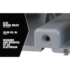 Smart Box 2-Gang Adjustable Depth Device Box by Southwire -Electro Gear Shop southwire boxes brackets msb2g 44 1000