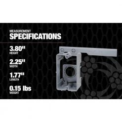 Smart Box 1-Gang Low-Voltage Device Ring by Southwire -Electro Gear Shop southwire boxes brackets msblv1g 77 1000