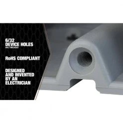 Smart Box 2-Gang Low-Voltage Device Ring by Southwire -Electro Gear Shop southwire boxes brackets msblv2g 66 1000