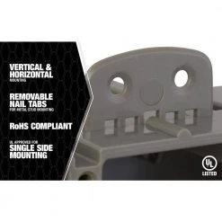 Smart Box 5-Gang Multi-Mount Adjustable Depth Device Box by Southwire -Electro Gear Shop southwire boxes brackets msbmmt5g 77 1000