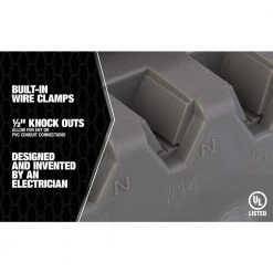 Smart Box 6-Gang Multi-Mount Adjustable Depth Device Box by Southwire -Electro Gear Shop southwire boxes brackets msbmmt6g 66 1000